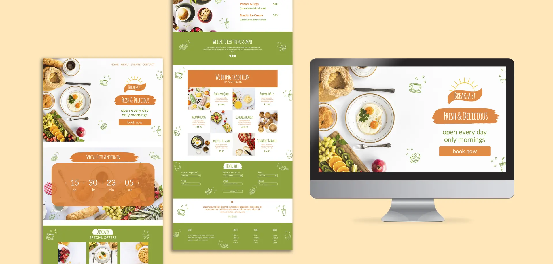Sitios web para restaurantes - Benfatto