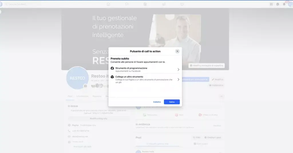 Come aggiungere RESTOO su Facebook