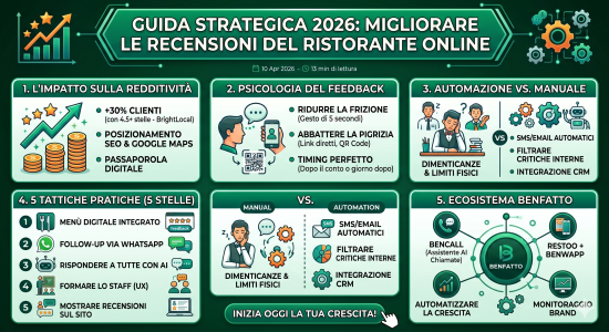 Migliorare le recensioni del ristorante online: Guida Strategica 2026 - 